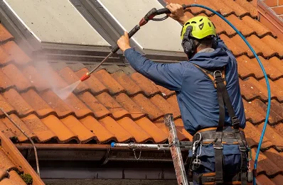 Démoussage et hydrofuge de toiture à Marcenais